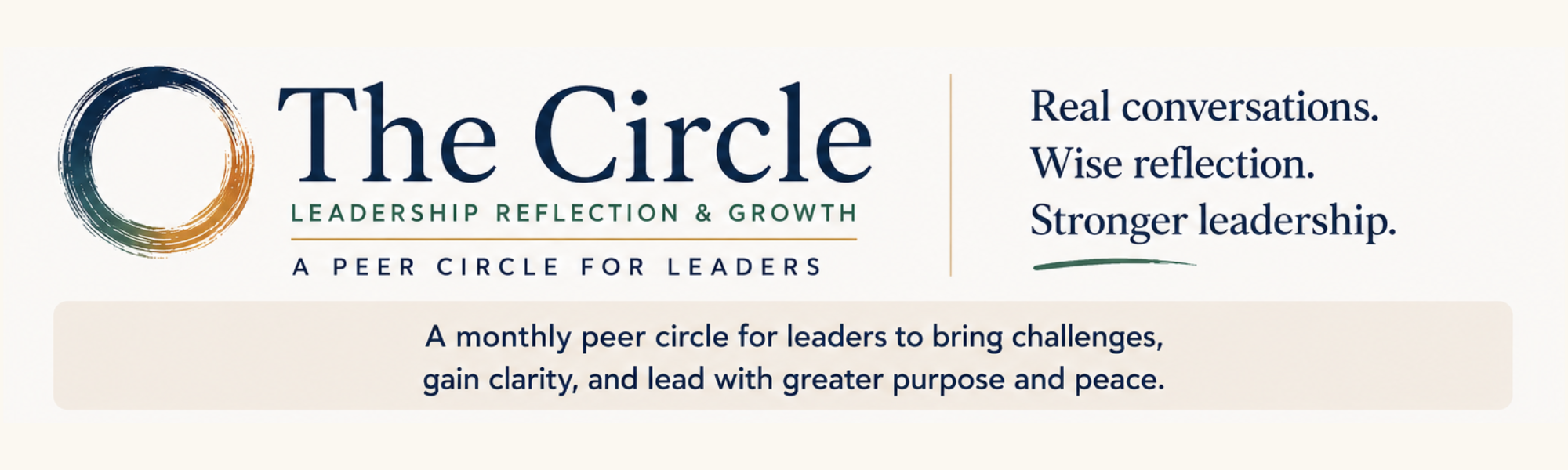 The Circle-Leadership Reflection and Growth-A Peer Group for Leaders